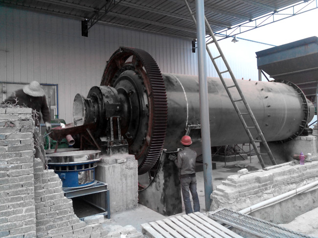 球磨機(jī)生產(chǎn)現(xiàn)場