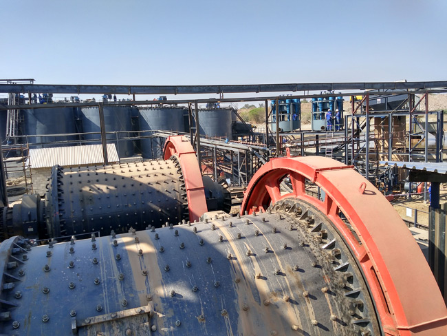 選礦生產(chǎn)線現(xiàn)場