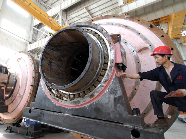 球磨機(jī)生產(chǎn)車間