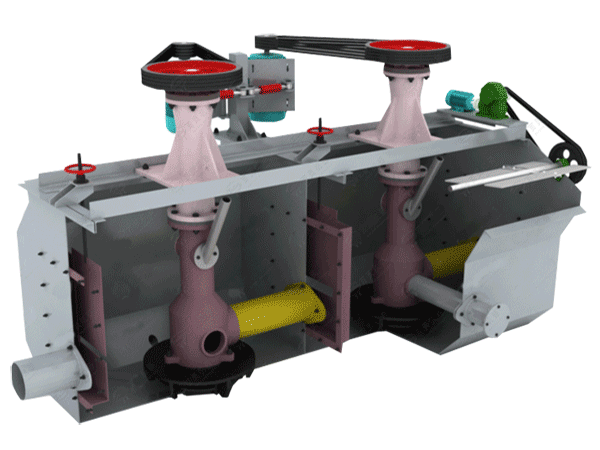 浮選機工作原理動圖