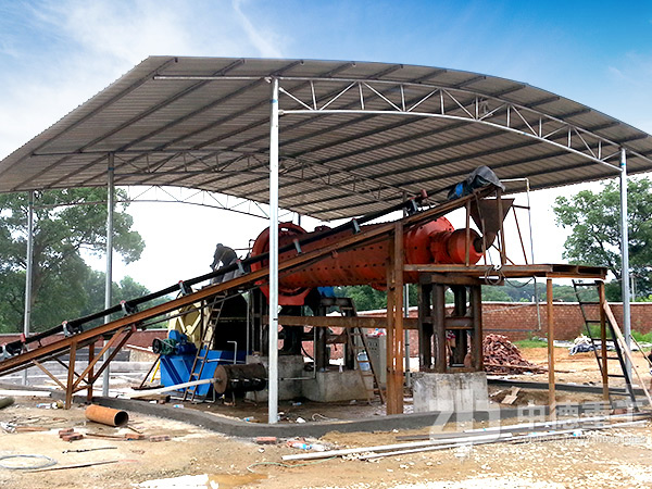 球磨機工作現(xiàn)場