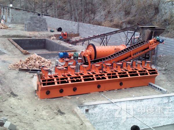 浮選工藝現(xiàn)場(chǎng)