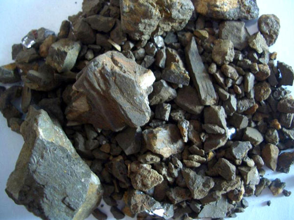 黑鎢礦物料樣品 黑鎢礦物料樣品