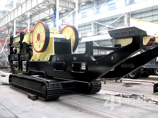 鄂破機廠家展示的移動鄂破機