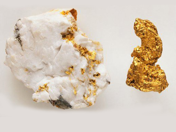 金礦石樣本 金礦石樣本