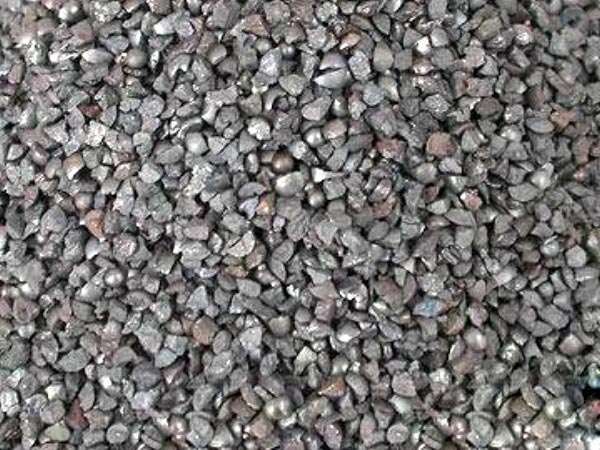 放大的鋼渣物料圖