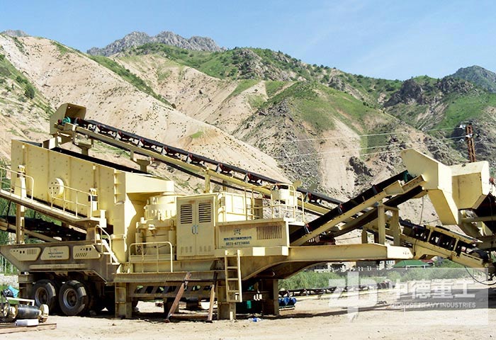 電液兩用移動圓錐碎石子機 電液兩用移動圓錐碎石子機