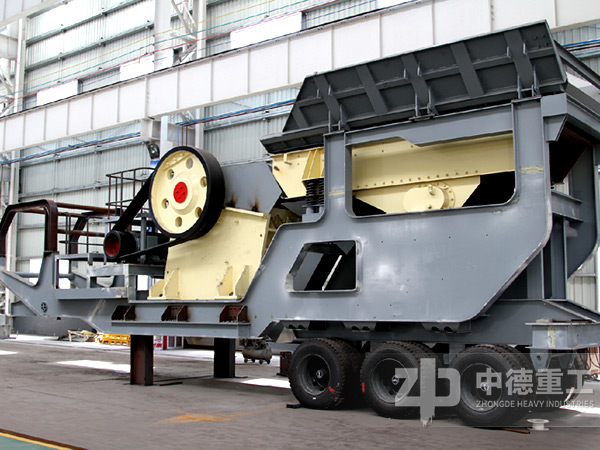 輪胎移動鄂破機展示