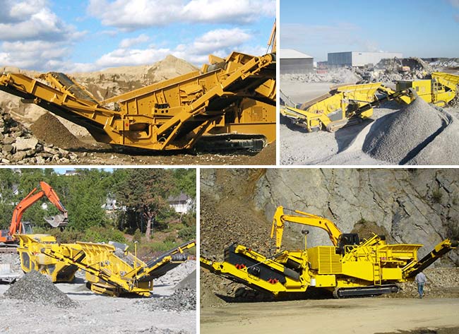 毛石移動破碎機不同的生產(chǎn)加工現(xiàn)場