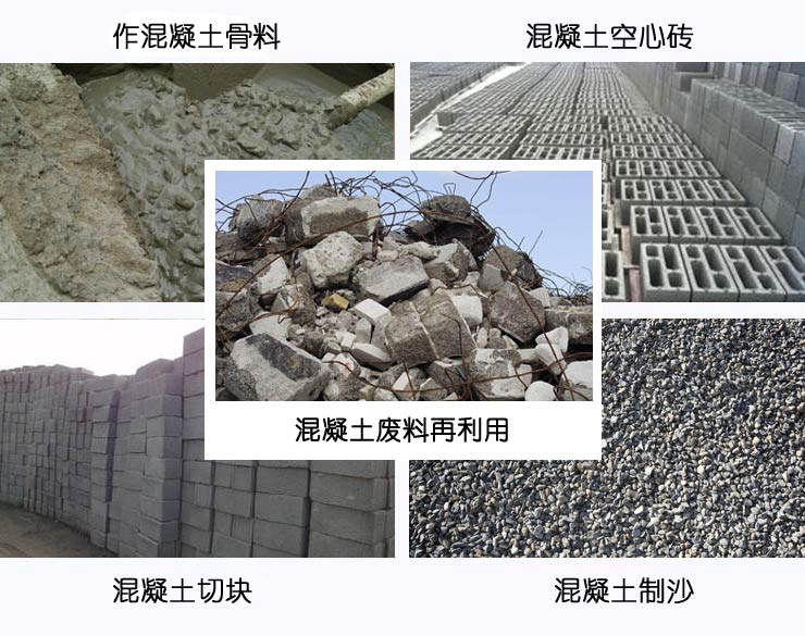 廢舊混凝土再利用 廢舊混凝土再利用