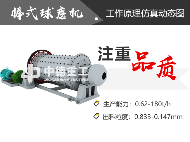 棒磨式球磨機(jī)工作原理