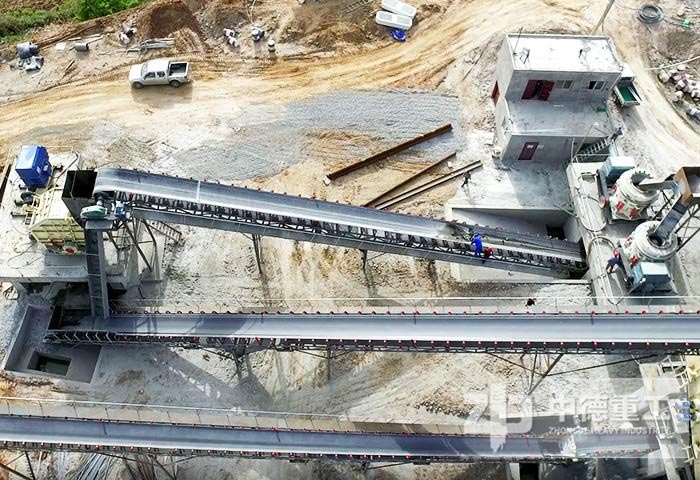 石子廠加工現(xiàn)場(chǎng)俯瞰圖