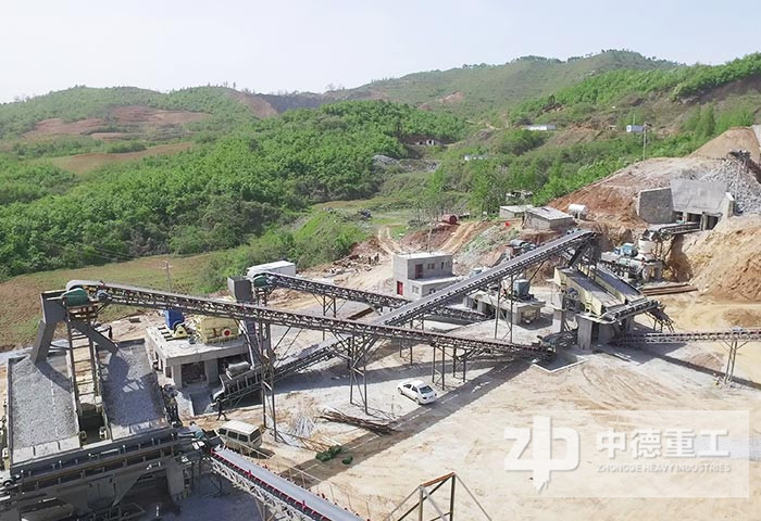 中德重工負(fù)責(zé)投建的碎石場