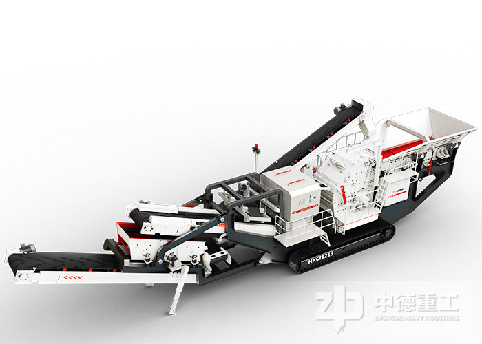 反擊破履帶破碎站可做粗破作業(yè)，也可進(jìn)行中碎作業(yè)，功能強(qiáng)大