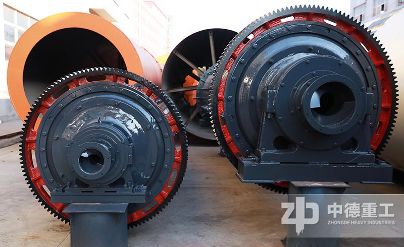 球磨機的側(cè)面