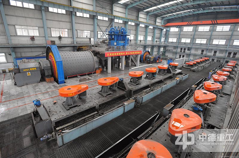 中德重工為客戶設(shè)計(jì)承建的選礦車間實(shí)拍